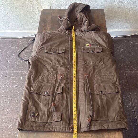 NWT Mens Winter Jacket Military Cargo Bomber Hooded Tactical Zip Sherpa - Picture 8 of 13